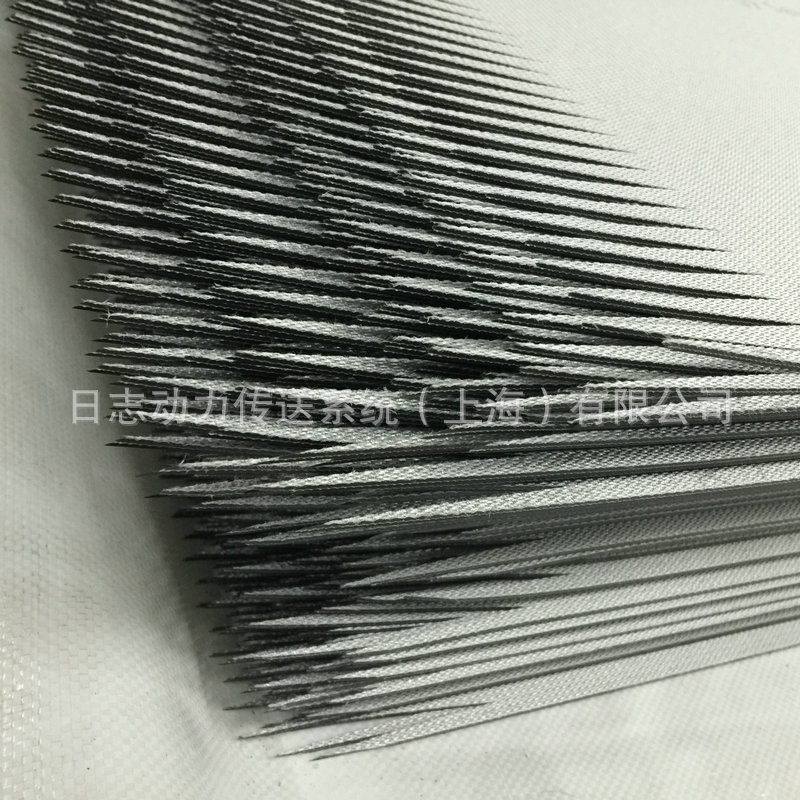 PVC輸送帶 黑色格子紋 齒接環(huán)形輸送帶 對齒小圖